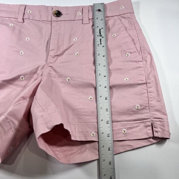 Old Navy Shorts Pink with White Daisies Women's Size 32 Waist Coquette Barbie - Picture 4 of 10